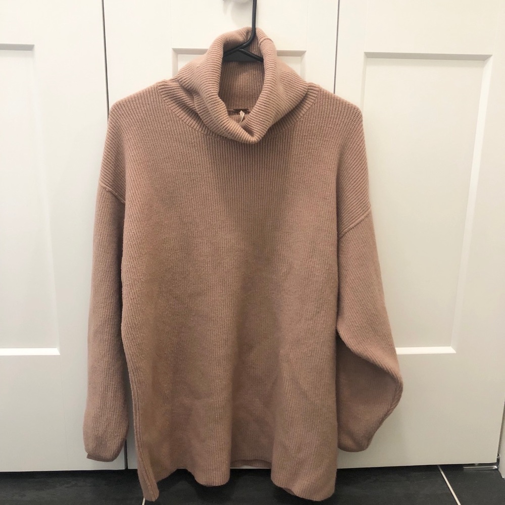 Free People softly structured knit sweater